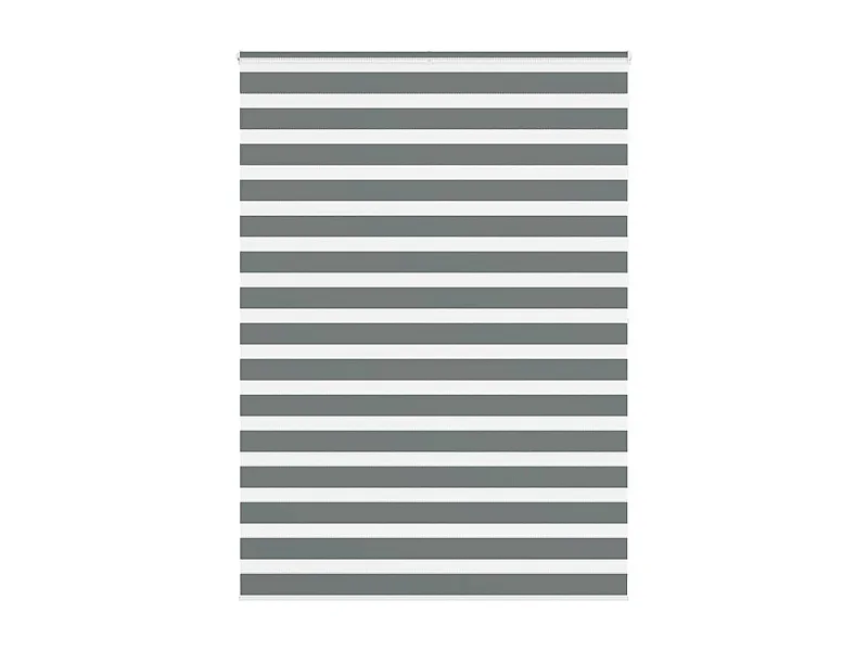 Estor cebra gris oscuro tejido ancho 150,9 cm poliéster