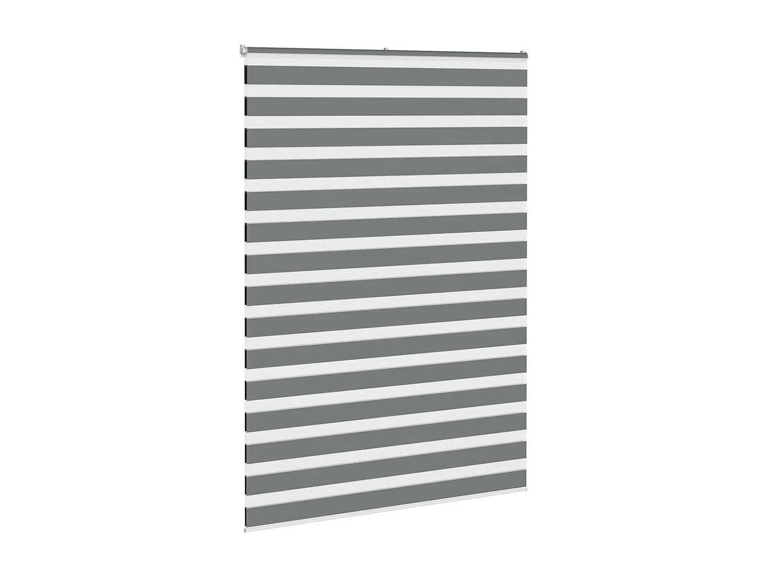 Store zèbre gris foncé largeur du tissu 150,9 cm polyester