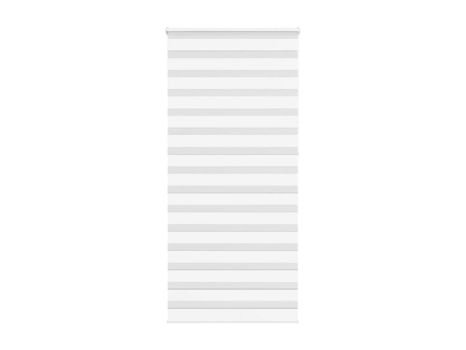Store zèbre blanc 115x230 cm largeur du tissu 110,9cm polyester