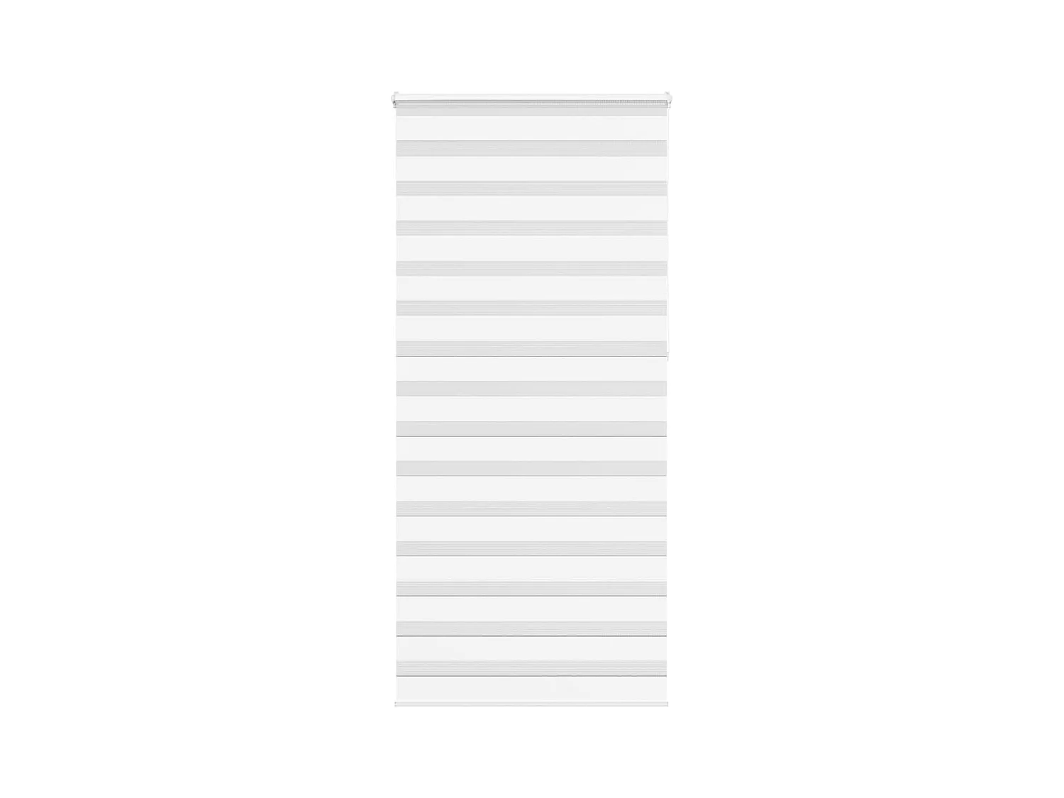 Zebra rolgordijn 115x230 cm stofbreedte 110,9cm polyester wit