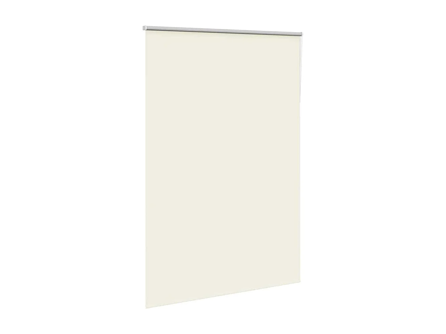 Store enrouleur occultant blanc cassé 150x230 cm largeur tissu