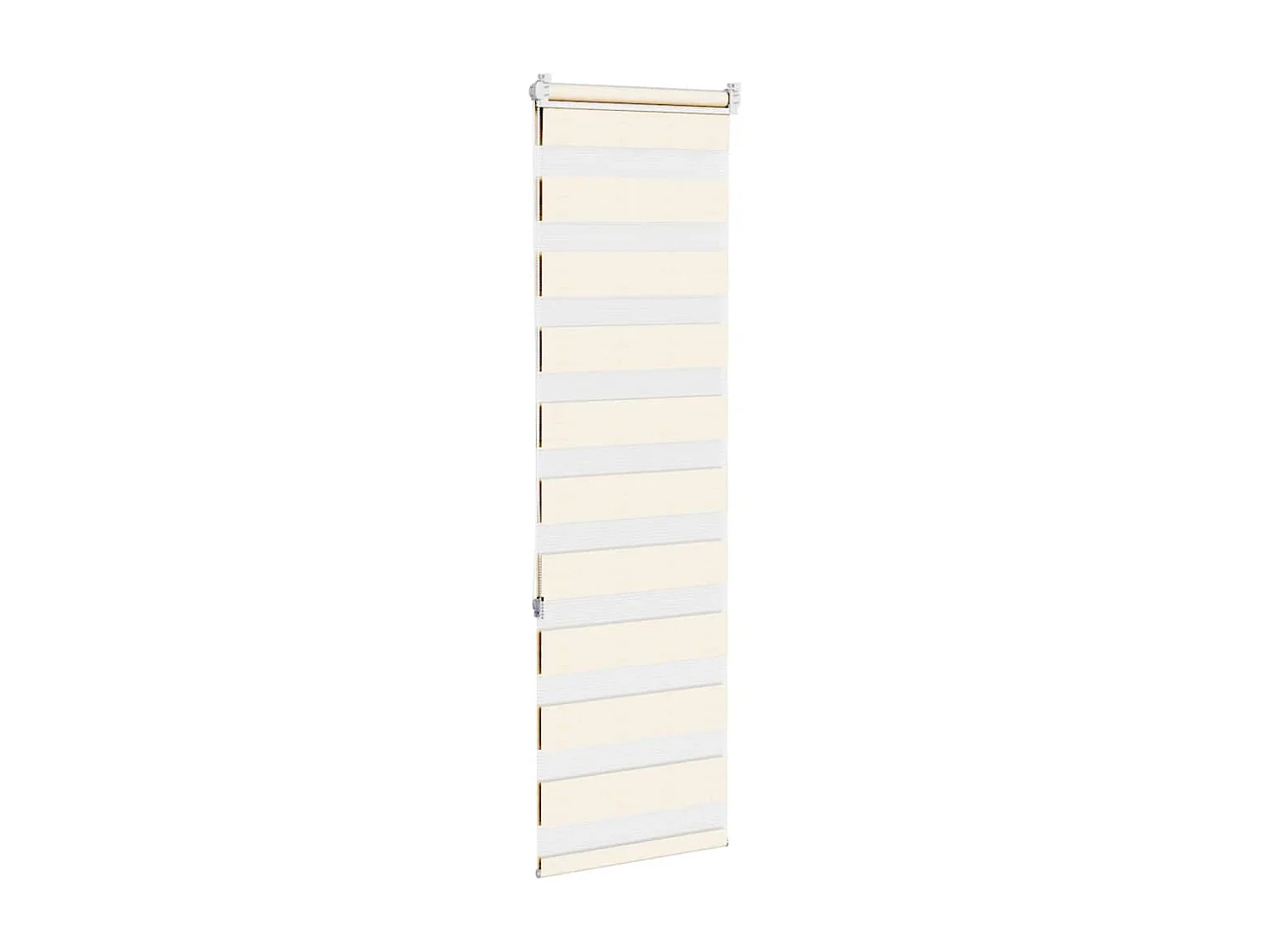 Store zèbre beige marbré largeur du tissu 40,9 cm polyester