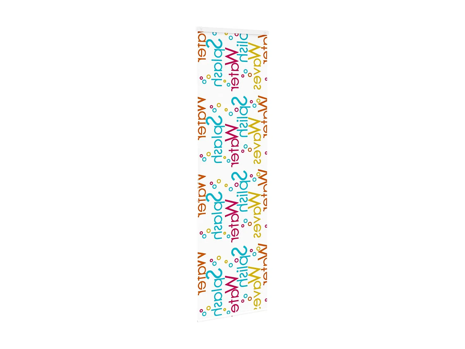 Doucherolgordijn met cassette 80x240 cm stofbreedte 76 cm