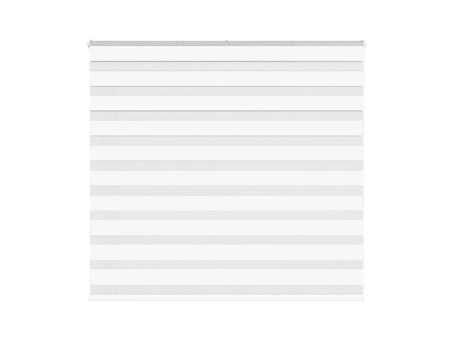 Store zèbre blanc 165x100 cm largeur du tissu 160,9cm polyester