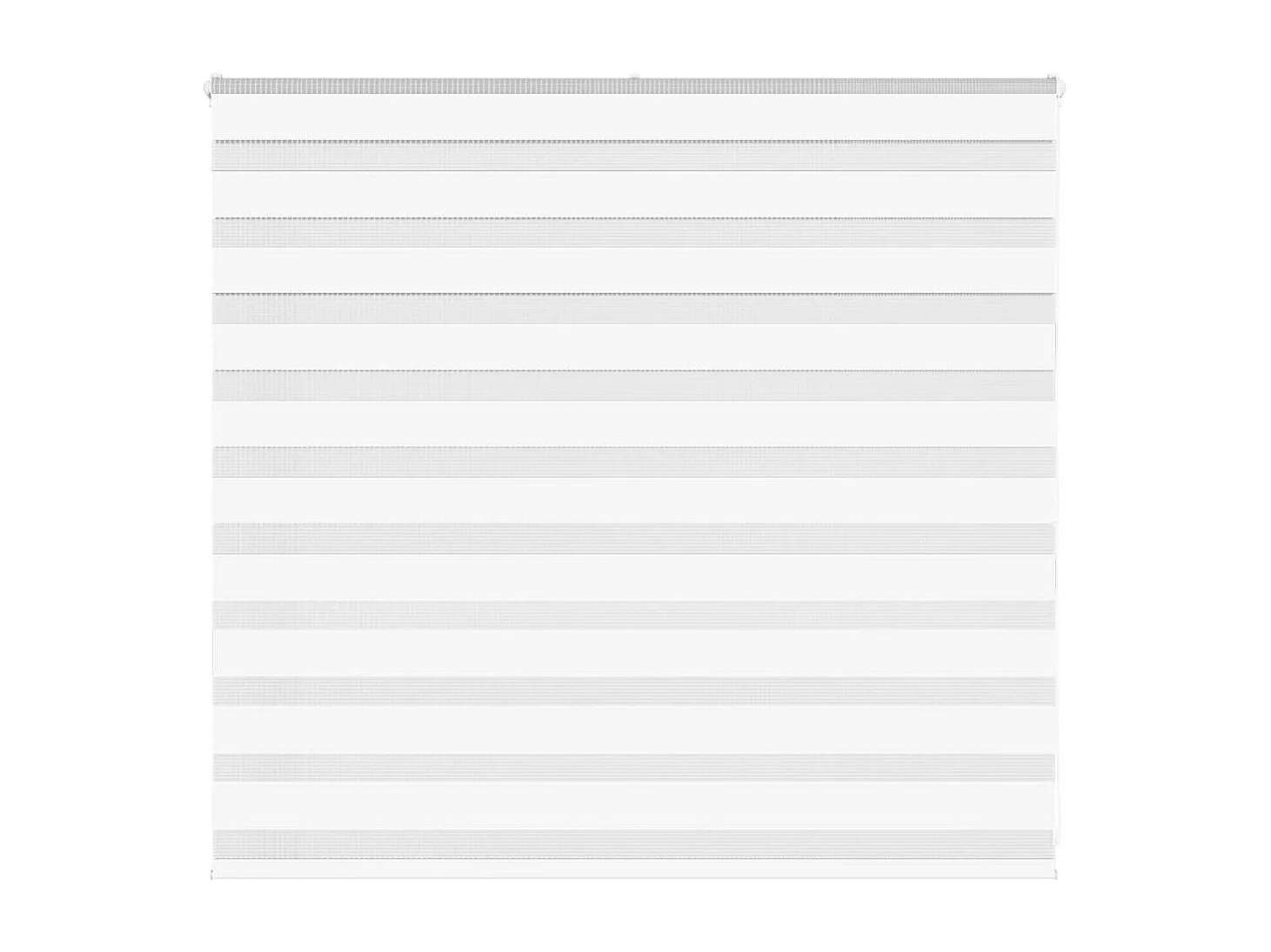 Store zèbre blanc 165x100 cm largeur du tissu 160,9cm polyester