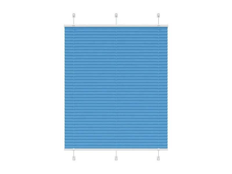 Store plissé bleu 110x150 cm largeur du tissu 109,4cm polyester