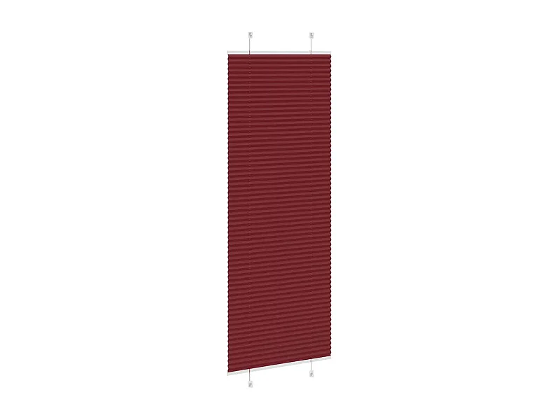 Estor Plisado rojo burdeos 70x200 cm Tela Ancho 69,4 cm