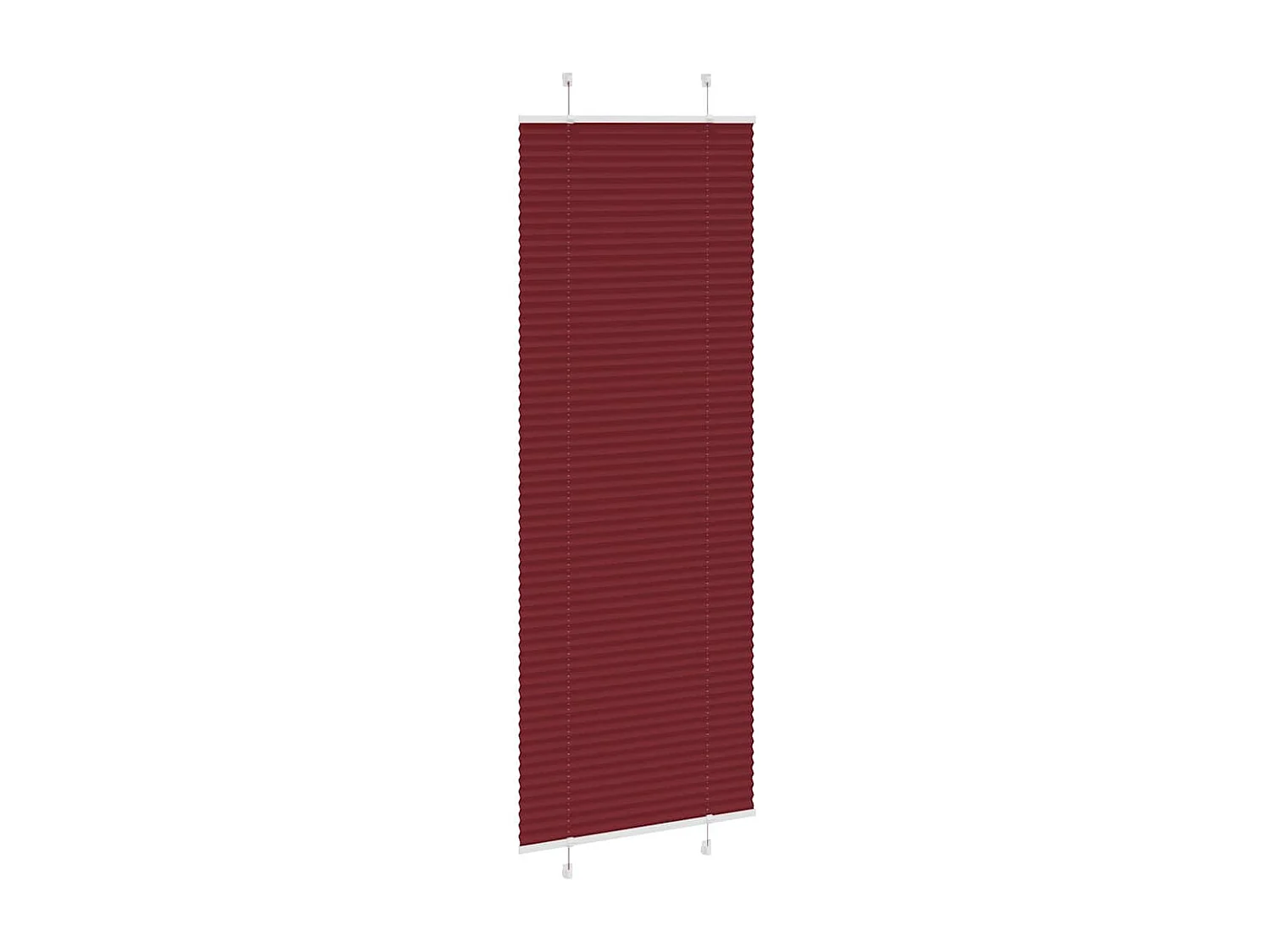 Estor Plisado rojo burdeos 70x200 cm Tela Ancho 69,4 cm