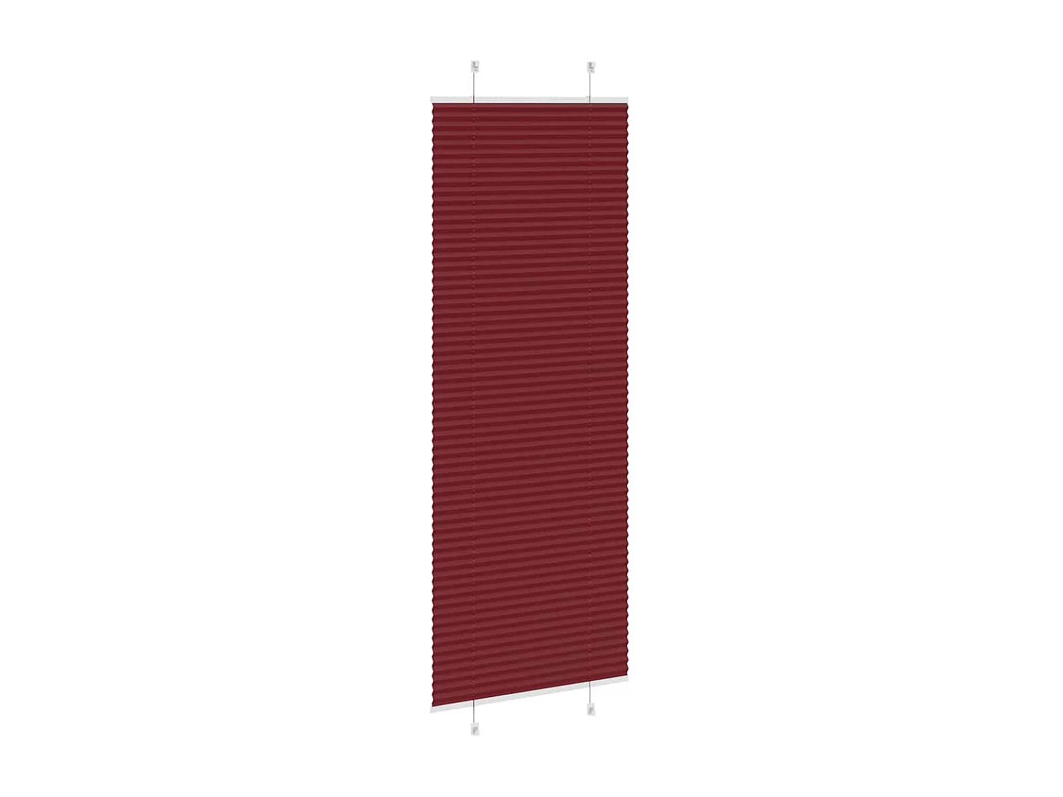 Estor Plisado rojo burdeos 70x200 cm Tela Ancho 69,4 cm