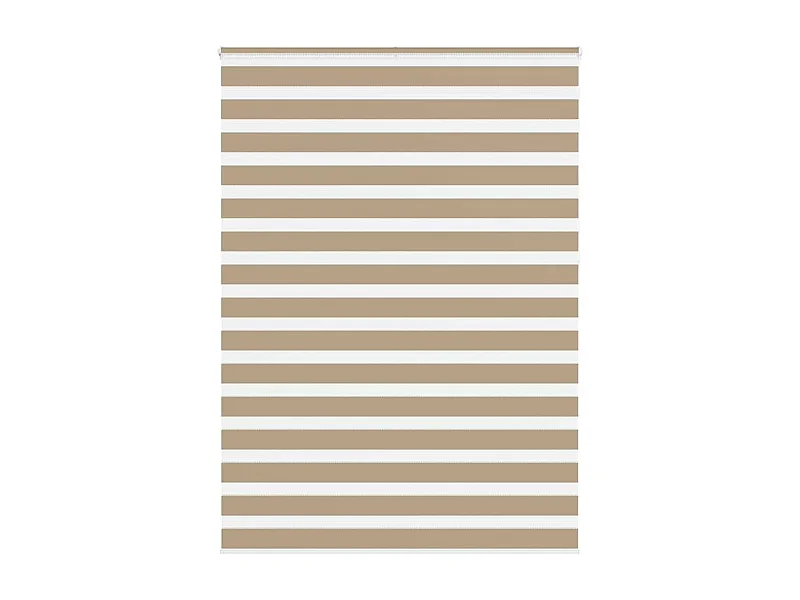 Zebra Blind 160x230 cm stofbreedte 155,9 cm polyester zandbruin
