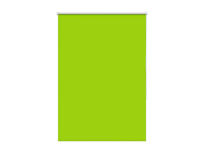 Estor Enrollable Opaco hojas verde 105x150cm Tela Ancho 100,7cm