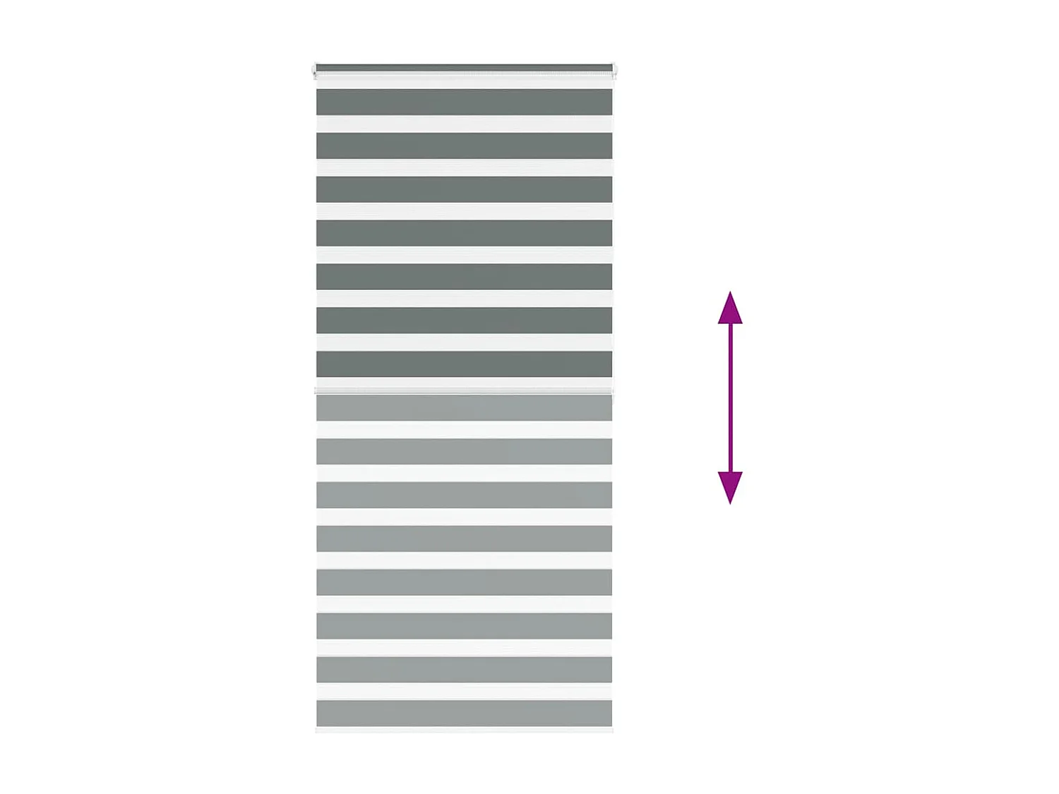 Cortina de zebra 100x200 cm largura do tecido 95,9 cm poliéster