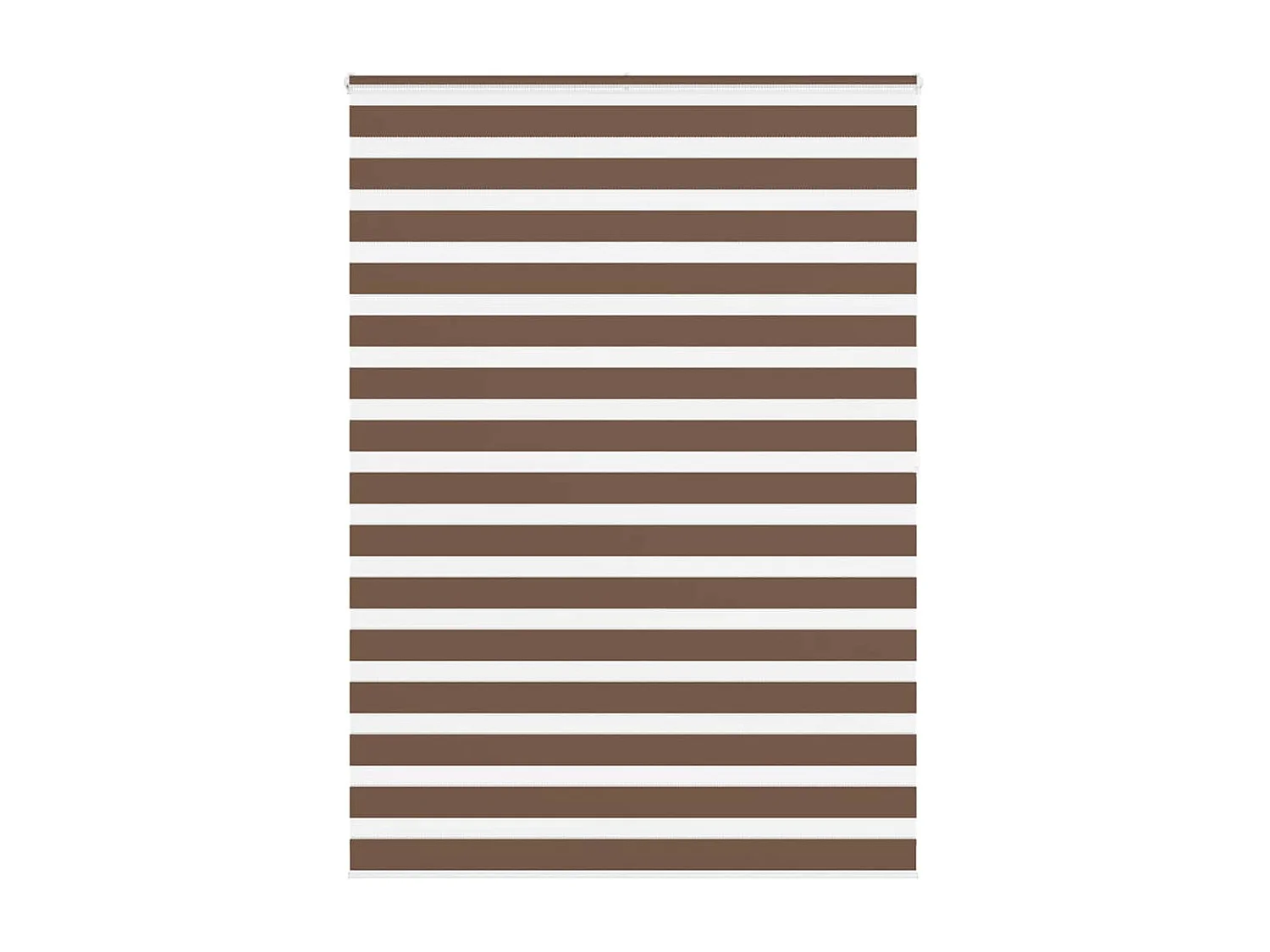 Store zèbre marron 160x200cm largeur du tissu 155,9cm polyester