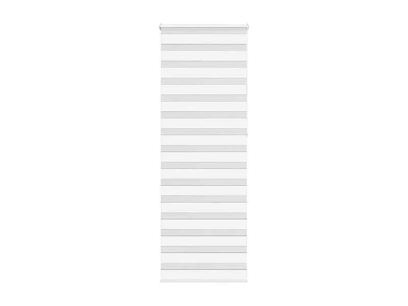 Store zèbre blanc 80x230 cm largeur du tissu 75,9 cm polyester