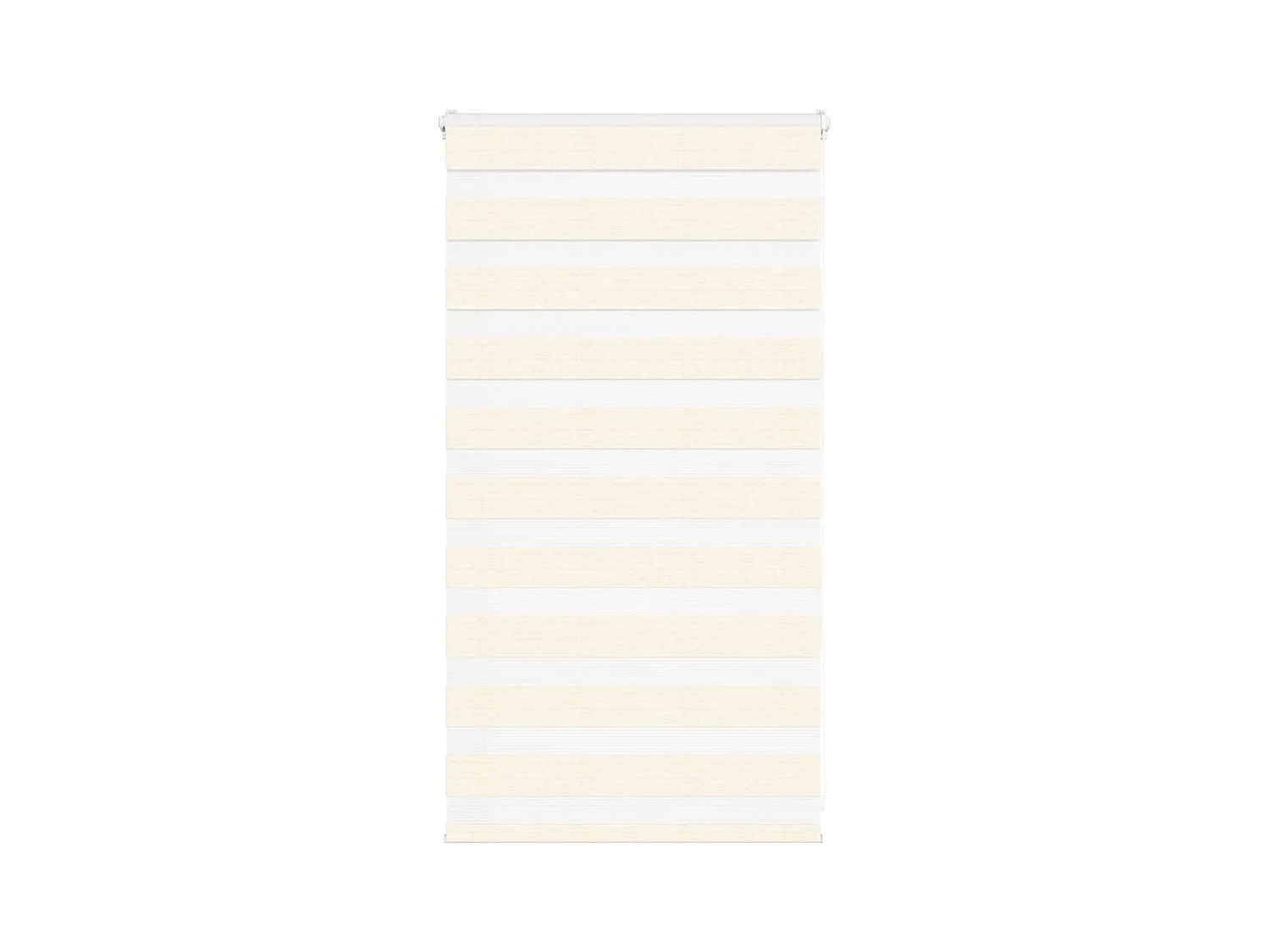 Zebra rolgordijn 85x100 cm stofbreedte 80,9 cm marmerbeige