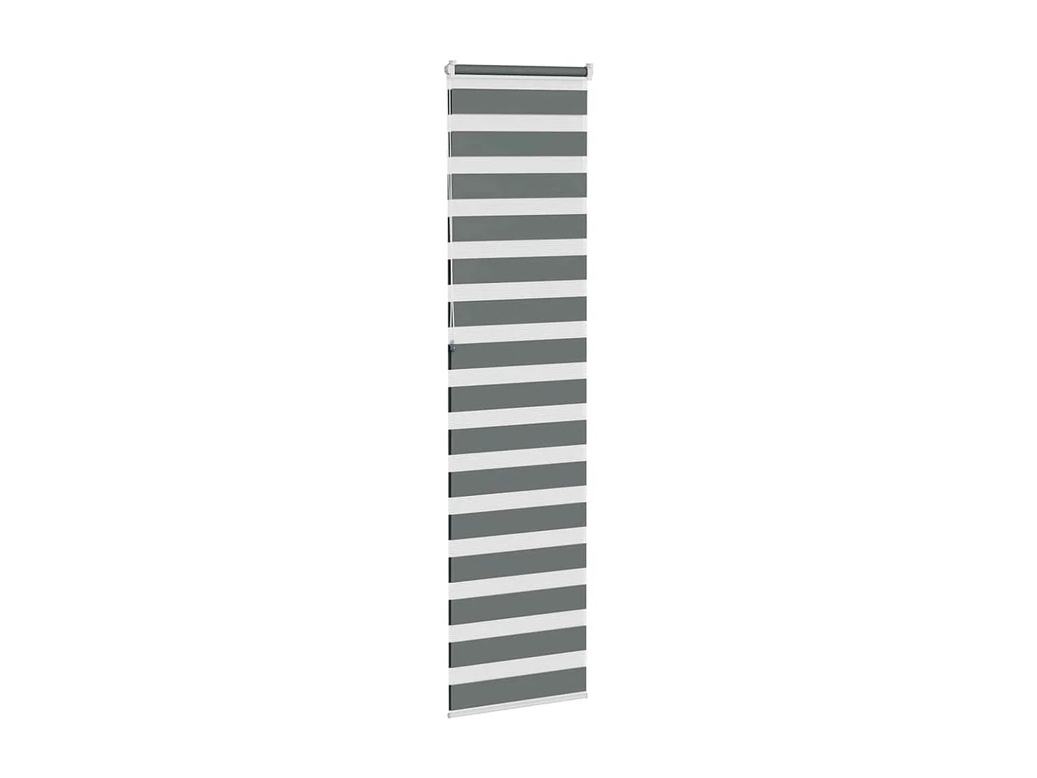 Store zèbre gris foncé largeur du tissu 60,9 cm polyester