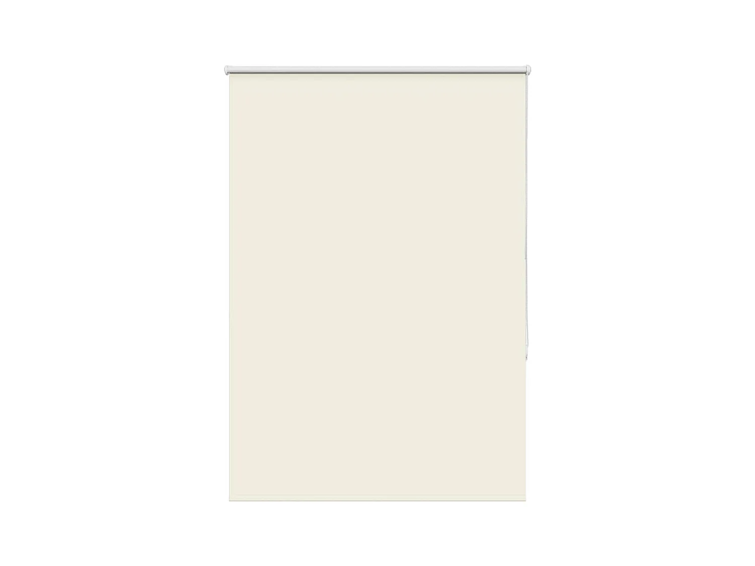 Store enrouleur occultant blanc cassé 90x130cm largeur du tissu