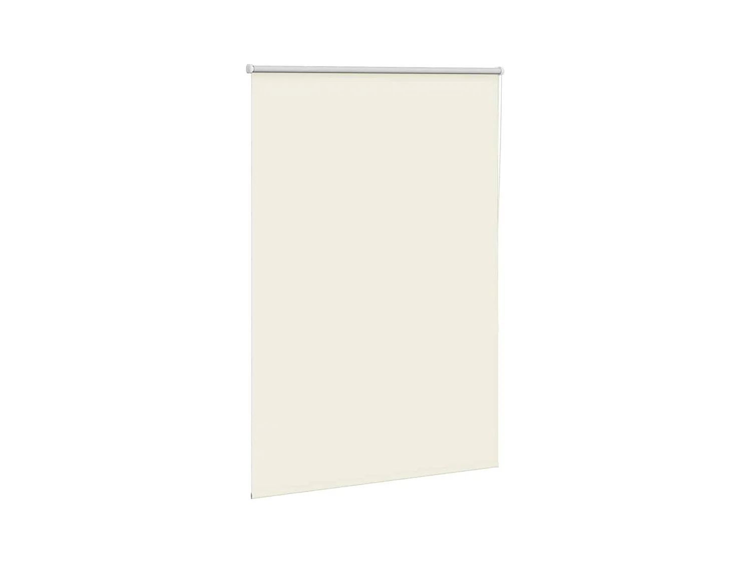 Store enrouleur occultant blanc cassé 90x130cm largeur du tissu