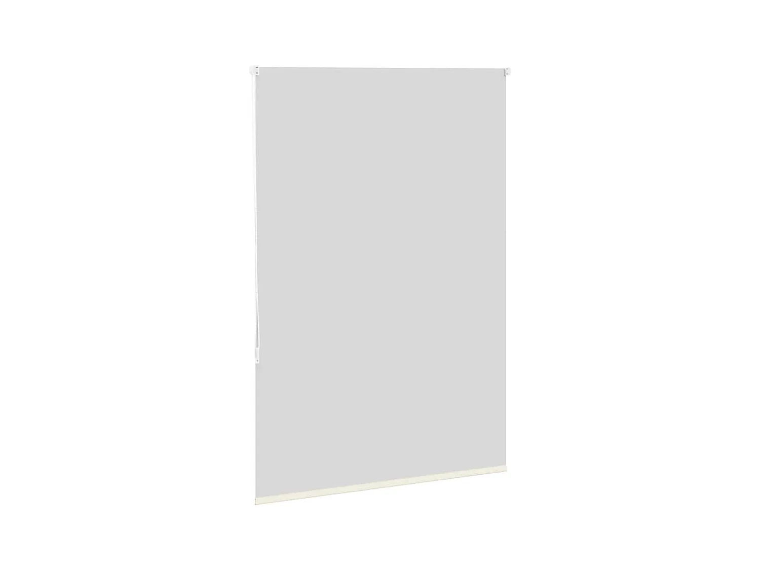 Store enrouleur occultant blanc cassé 90x130cm largeur du tissu