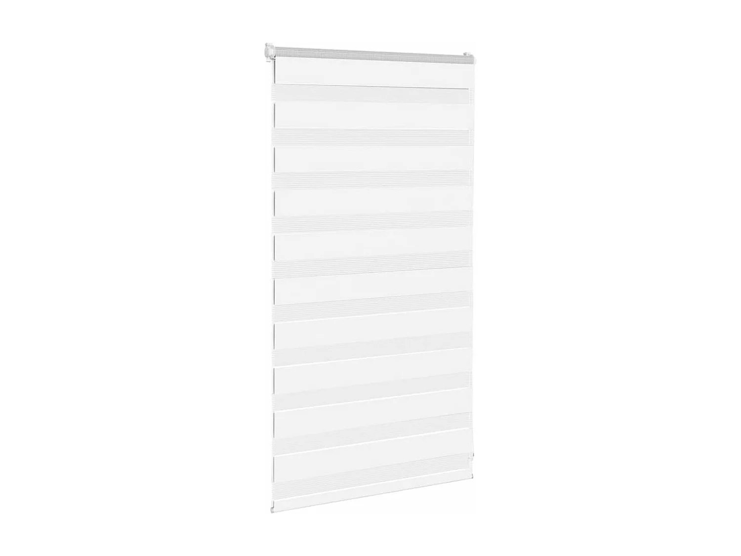 Store zèbre blanc 75x100 cm largeur du tissu 70,9 cm polyester
