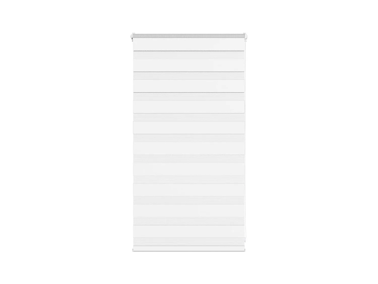 Zebra Blind 75x100 cm stofbreedte 70,9 cm polyester wit