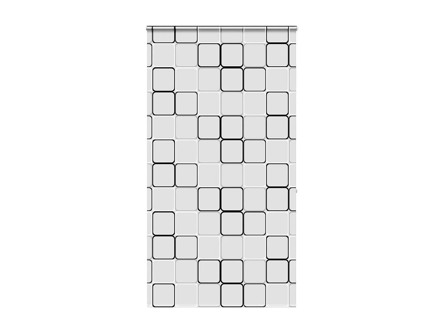 Store enrouleur de douche avec cassette largeur du tissu 136 cm