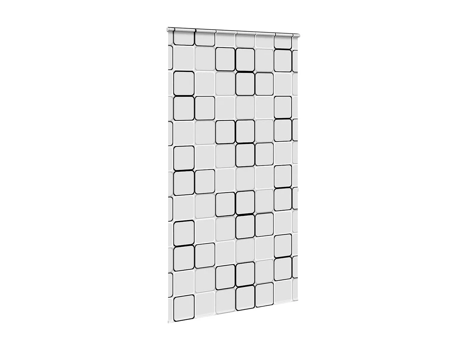 Store enrouleur de douche avec cassette largeur du tissu 136 cm