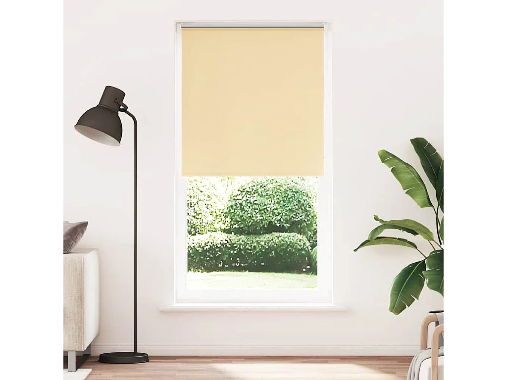 Estor Enrollable Opaco Beige 110x230 cm Tela Ancho 105,7 cm