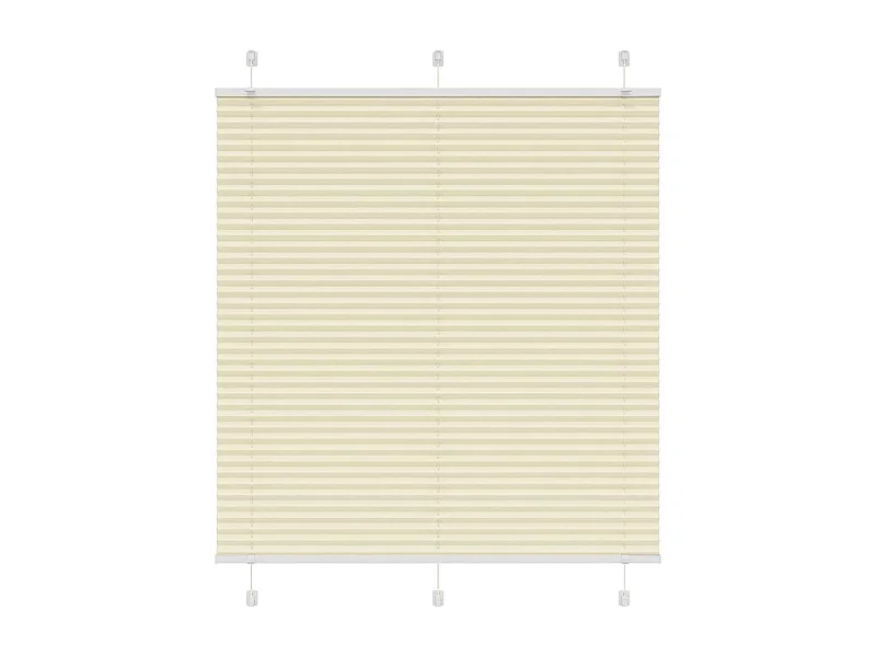 Store plissé crème 120x150cm largeur du tissu 119,4cm polyester