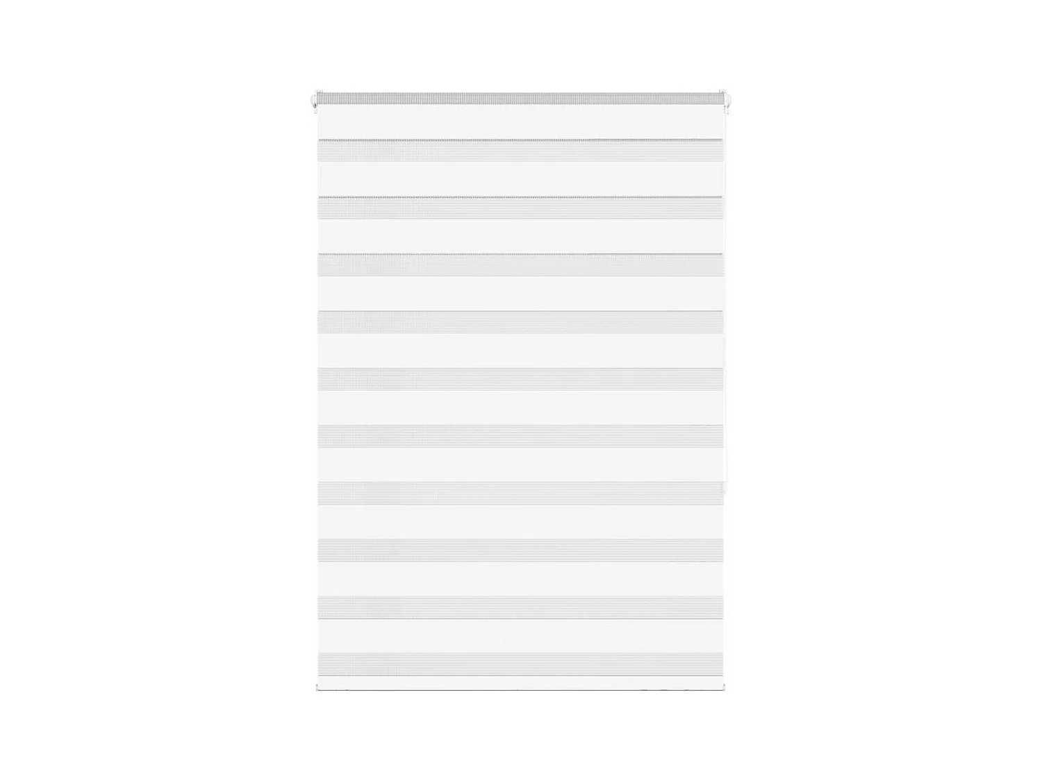 Store zèbre blanc 95x150 cm largeur du tissu 90,9 cm polyester