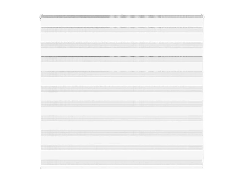 Store zèbre blanc 160x100 cm largeur du tissu 155,9cm polyester