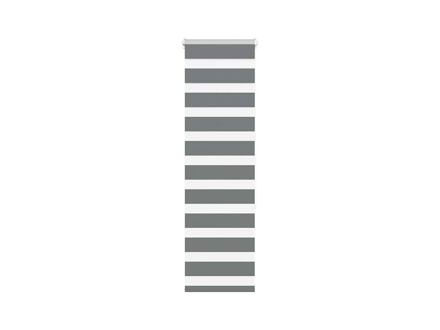 Store zèbre gris foncé largeur du tissu 45,9 cm polyester
