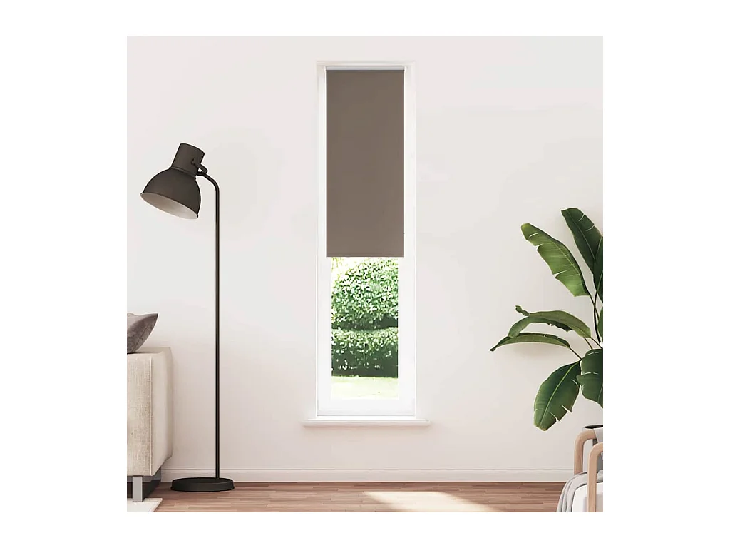 Store enrouleur occultant café 55x230cm largeur du tissu 50,7cm