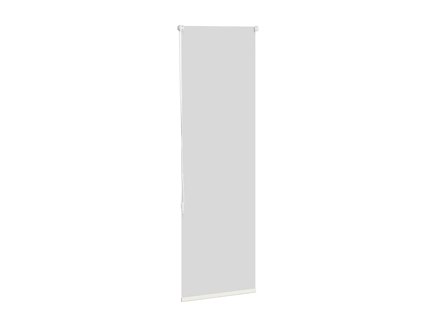 Store enrouleur occultant blanc cassé 50x175cm largeur du tissu
