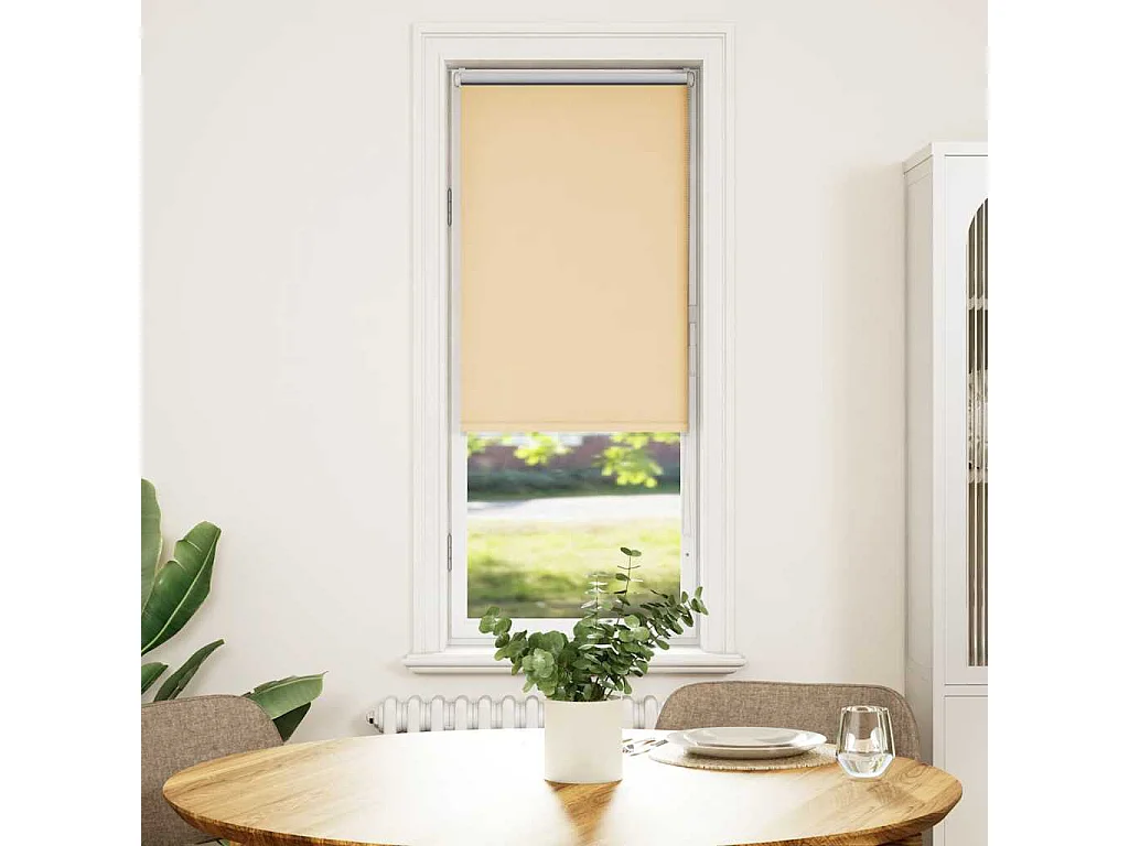 Persiana de enrolar 50x175 cm largura tecido 45,7 cm poliéster