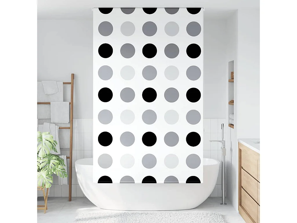 Store enrouleur de douche 140x240 cm largeur du tissu 136 cm