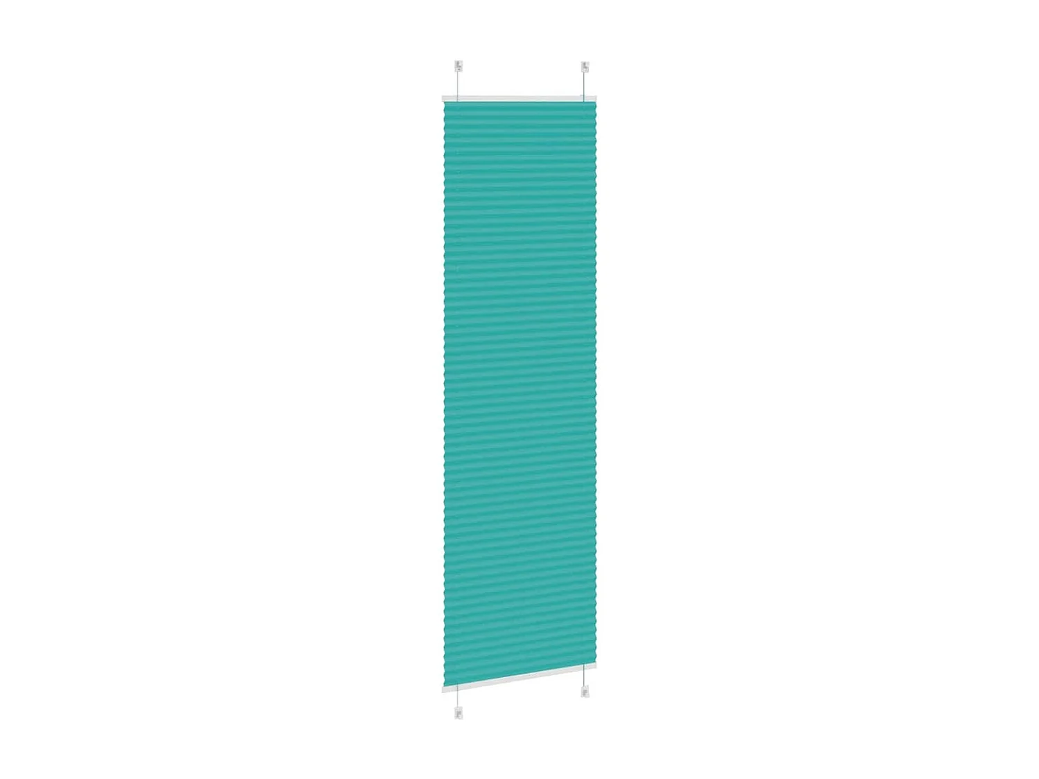 Plissado Cego Gasolina verde 65x200 cm Largura Tecido 64,4 cm