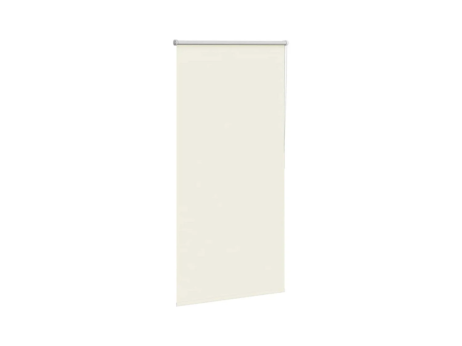 Store enrouleur occultant blanc cassé largeur du tissu 60,7 cm