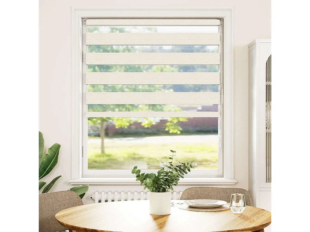 Cortina de zebra 115x150 cm largura do tecido 110,9cm poliéster