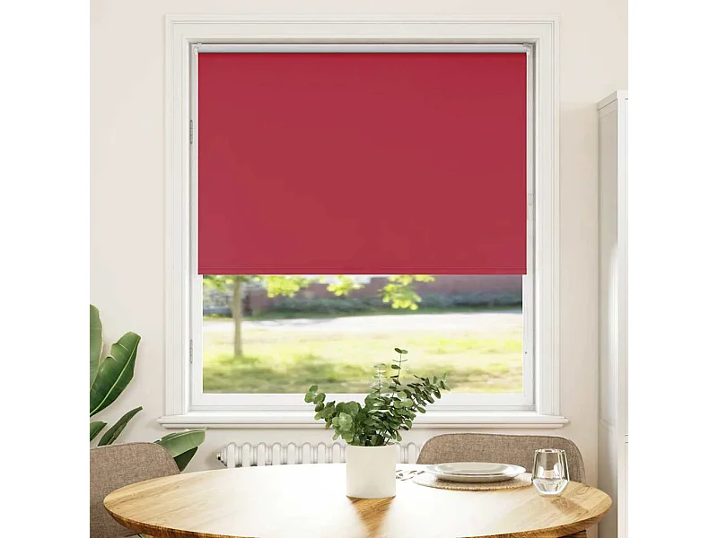 Estor Enrollable Opaco Rojo 105x150 cm Tela Ancho 100,7 cm