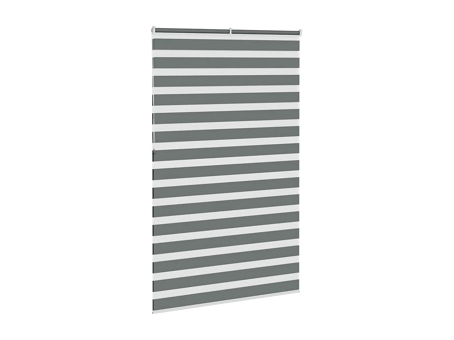 Store zèbre gris foncé largeur du tissu 135,9 cm polyester