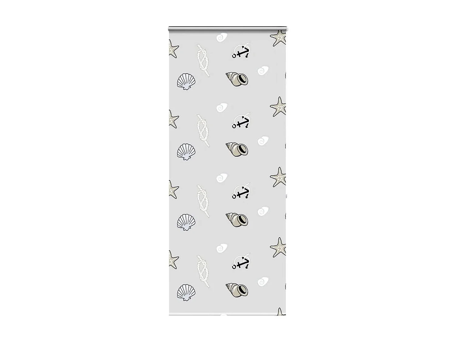 Store enrouleur de douche avec cassette largeur du tissu 86 cm