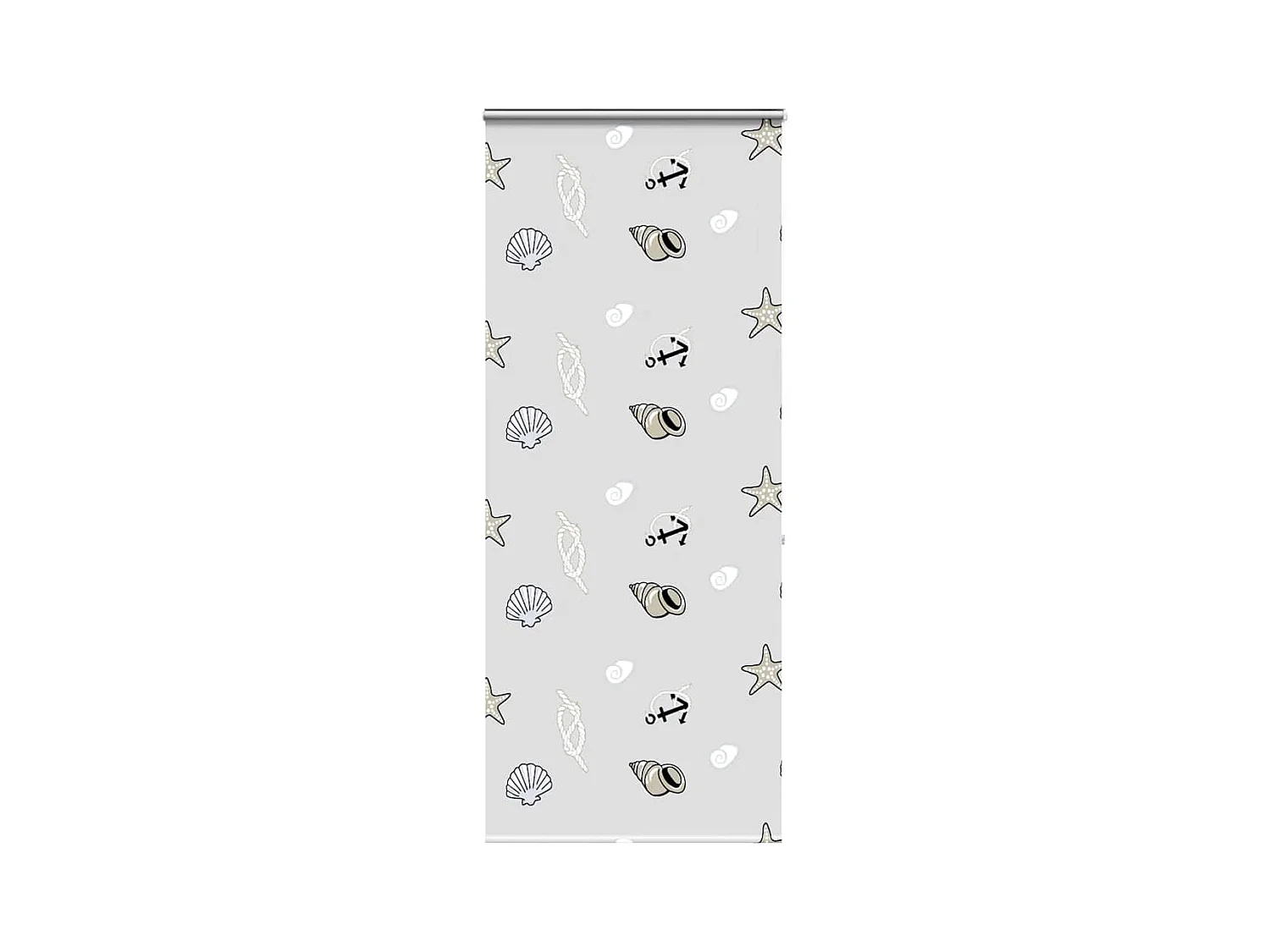 Store enrouleur de douche avec cassette largeur du tissu 86 cm