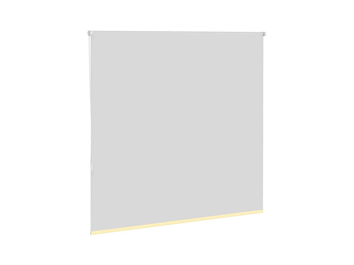 Store enrouleur occultant jaune largeur du tissu 141,6 cm