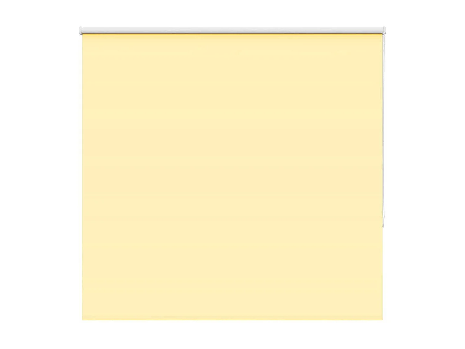 Store enrouleur occultant jaune largeur du tissu 141,6 cm