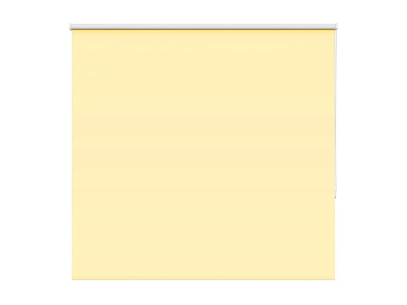 Store enrouleur occultant jaune largeur du tissu 141,6 cm