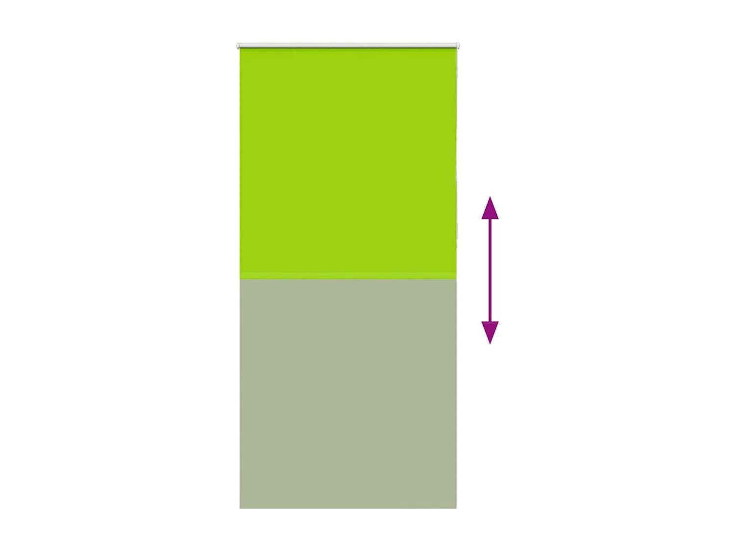 Rolgordijn verduisterend 95x230cm stofbreedte 90,7 cm polyester