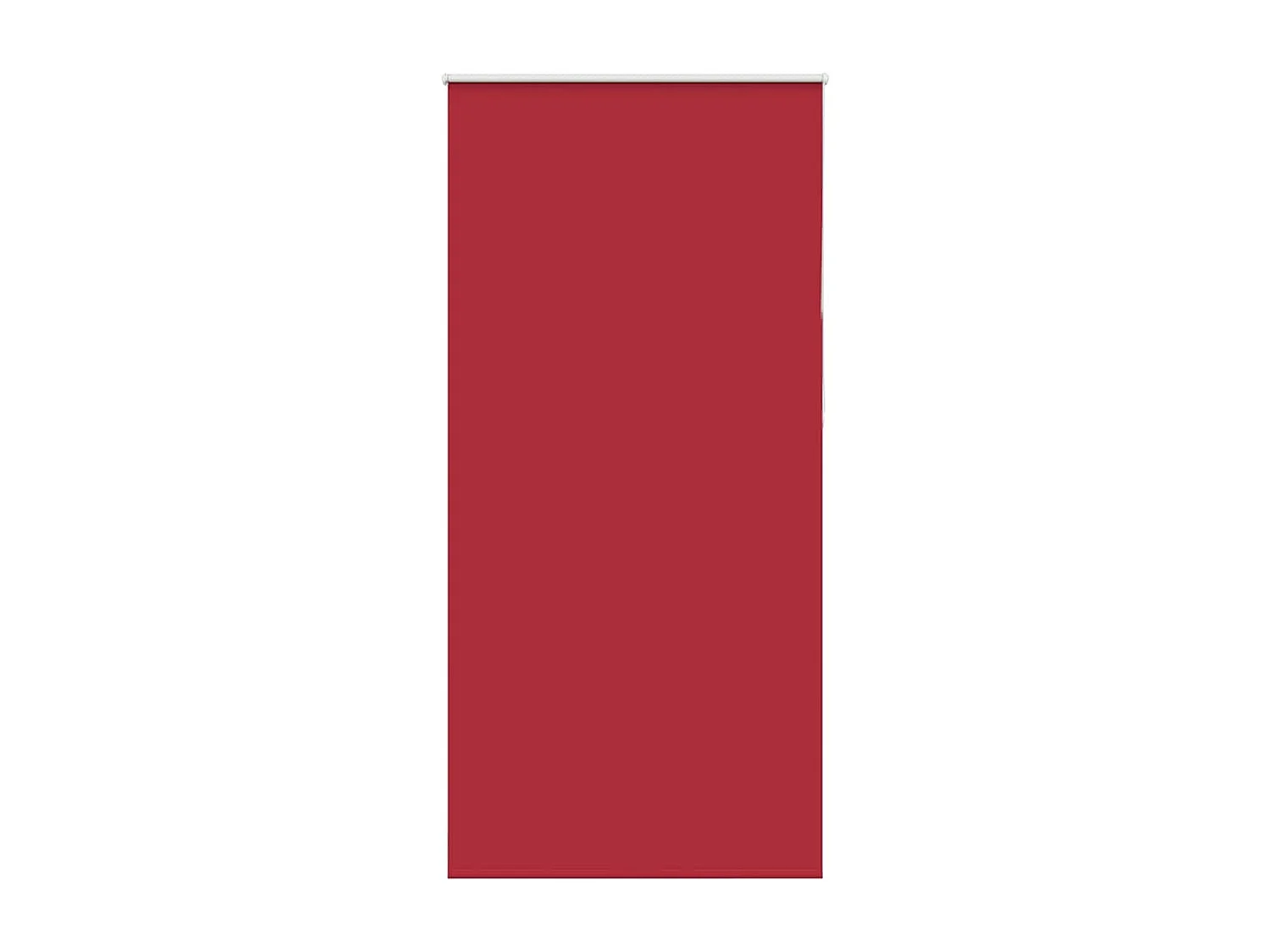 Store enrouleur occultant rouge largeur du tissu 105,7 cm
