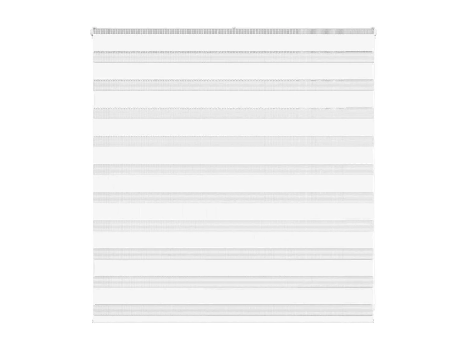 Store zèbre blanc 140x100 cm largeur du tissu 135,9cm polyester