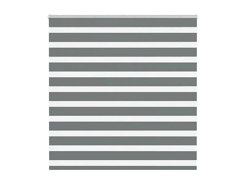 Store zèbre gris foncé largeur du tissu 145,9 cm polyester